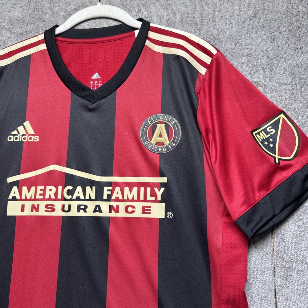 Adidas Adizero Atlanta United Jersey MLS Men's 2017 Inaugural Season Soccer L - Picture 3 of 12